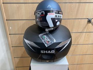 Baúl moto shad 39 litros carbono nuevo