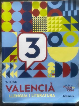 Avancem 3r ESO. Valencià: llengua i literatura