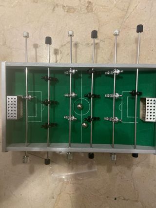 Futbolín de mesa pequeño