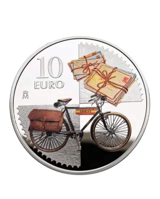 Moneda 10 Euros 175 ANIVERSARIO SELLO 