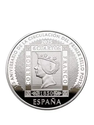 Moneda 10 Euros 175 ANIVERSARIO SELLO 
