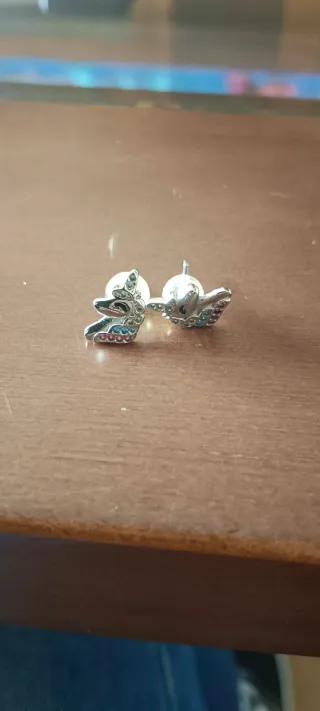 Pendientes unicornio niña