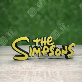 Logo The Simpsons 3D