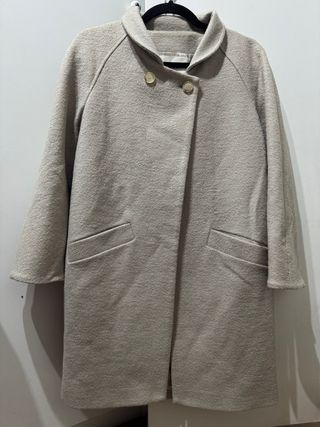 Abrigo lana vintage talla 36 color gris Sita Murt 