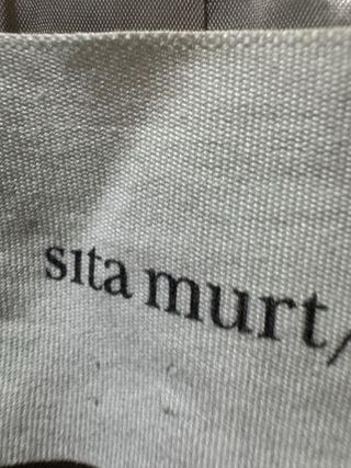 Abrigo lana vintage talla 36 color gris Sita Murt 