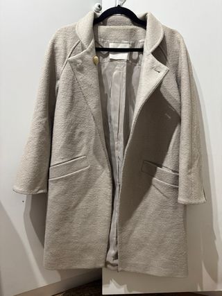 Abrigo lana vintage talla 36 color gris Sita Murt 