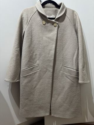 Abrigo lana vintage talla 36 color gris Sita Murt 