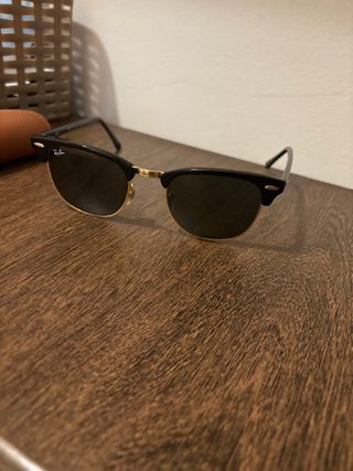 Gafas de sol Ray-Ban Clubmaster Negro/Dorado