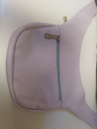 Riñonera Caomka Piel Rosa y Azul