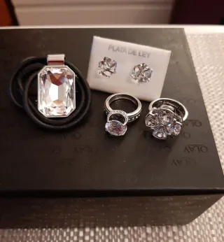 Lote Joyas: PLATA, CON CRISTALES DE SWAROVSKI !!! 