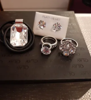 Lote Joyas: PLATA, CON CRISTALES DE SWAROVSKI !!! 