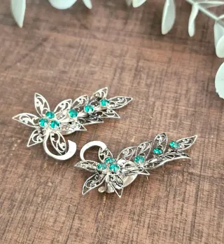 Pendientes vintage filigrana – clip