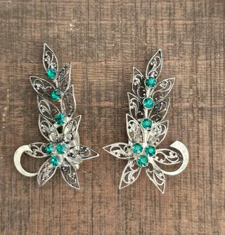 Pendientes vintage filigrana – clip