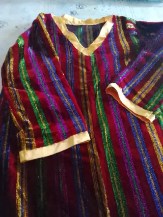 Túnica africana carnaval o hebrea multicolor