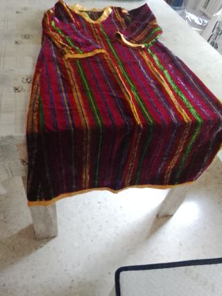 Túnica africana carnaval o hebrea multicolor