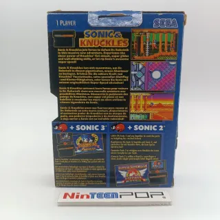 Caja Sonic & Knuckles Sega Mega Drive
