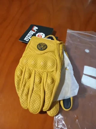 Guantes de Moto MOTO Amarillos y Negros