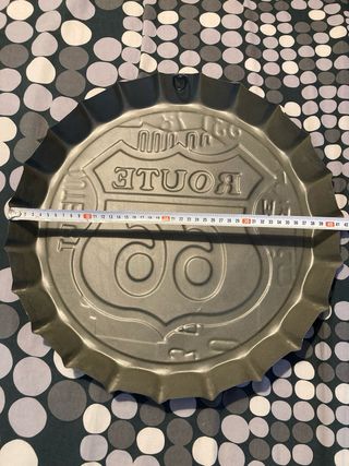 Ruta 66 chapa decorativa metal