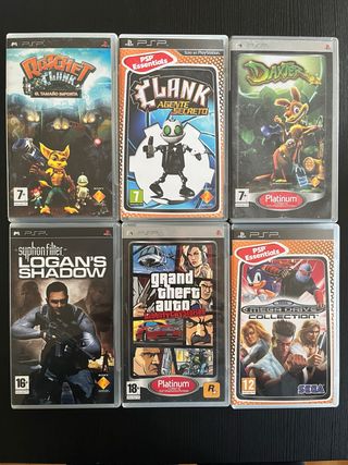 Lote 6 Juegos PSP