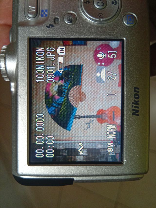 Nikon Coolpix P1 Fotocamera Digitale Argento