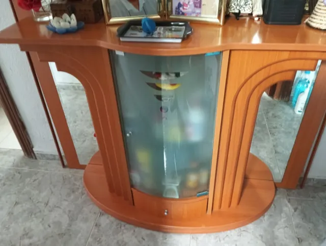 Recibidor haya con cristal