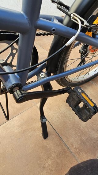 Bicicleta Plegable BTWIN Azul