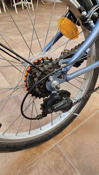 Bicicleta Plegable BTWIN Azul
