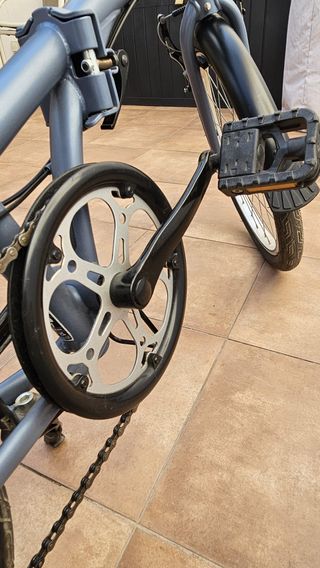 Bicicleta Plegable BTWIN Azul