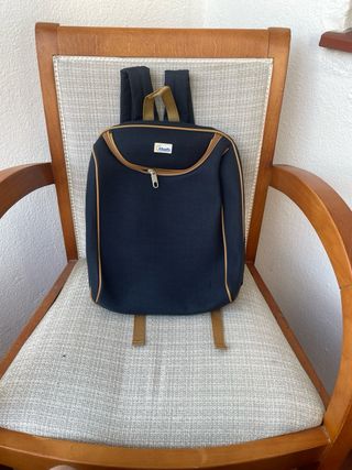 Bolso y mochila pequeña de viaje