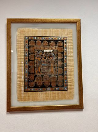 Papiro Egipcio Marco Dorado 