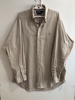 Polo Ralph Lauren Camisa Beige Talla XL