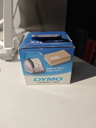 Rollo etiquetas Dymo 99014 (220 uds) Blancas.