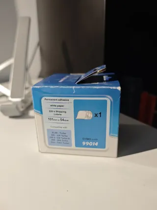 Rollo etiquetas Dymo 99014 (220 uds) Blancas.