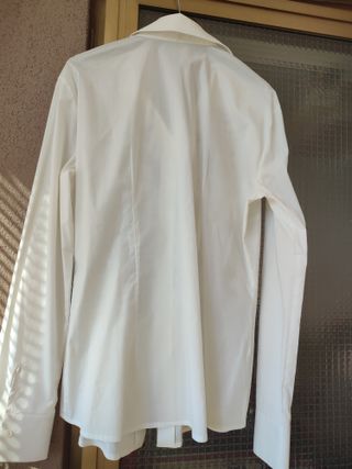 Camicia donna NARA CAMICIE bianca ricamata