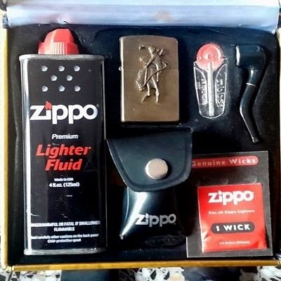 Scatola vintage Mas Zippo Bronco
