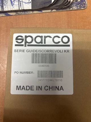 Guías correderas Sparco universales
