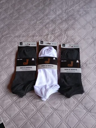 Calcetines tobilleros hombre 3 pares