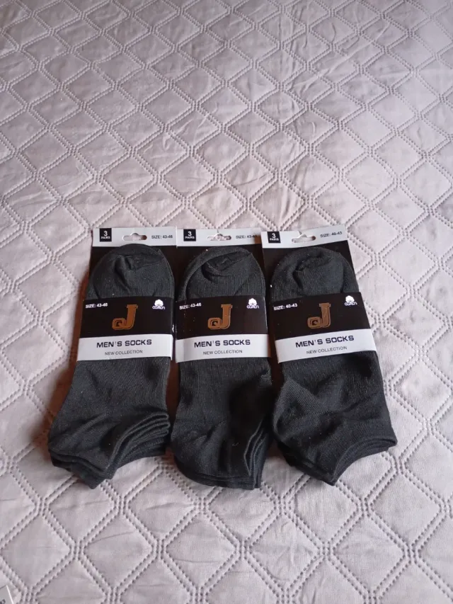 Calcetines tobilleros hombre 3 pares