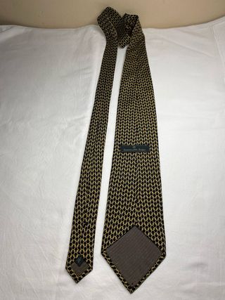 Corbata estampada seda vintage Ermenegildo Zegna 