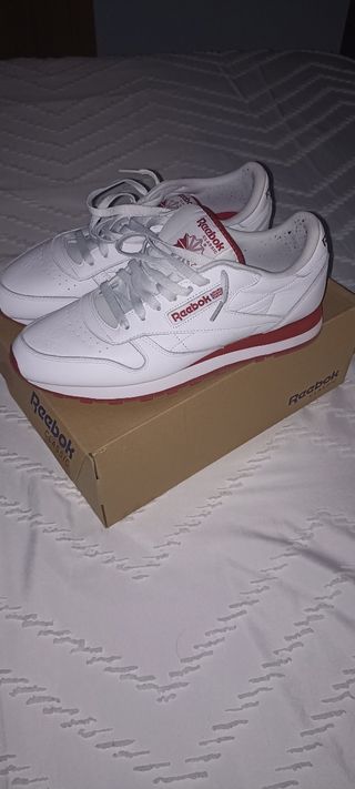 Zapatillas Reebok Classic Blancas y Rojas