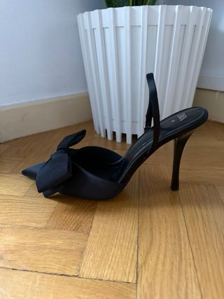 Zapatos de salón negros Zara Talla 38