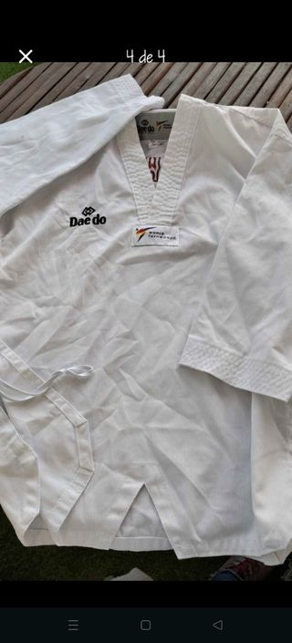 Dobok Taekwondo Blanco