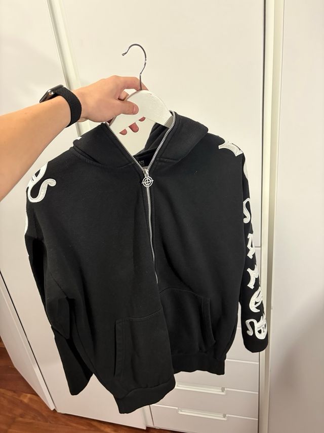 Felpa con zip e cappuccio Taglia S