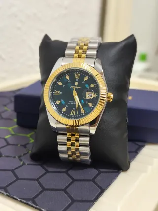 Reloj Hombre Oro y Plata