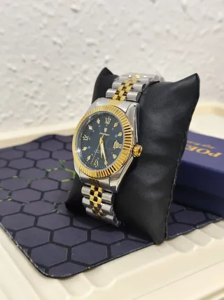 Reloj Hombre Oro y Plata