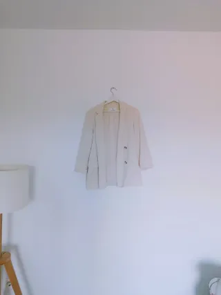 Americana Lino Beige Talla M