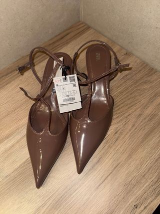 Tacones Zara Marrones