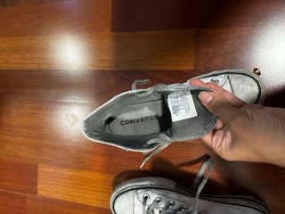 Converse Chuck Taylor Gris/Blanco Talla 7.5 