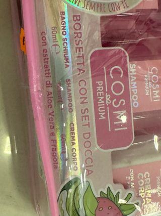 Cosmi Set Doccia Travel Essential