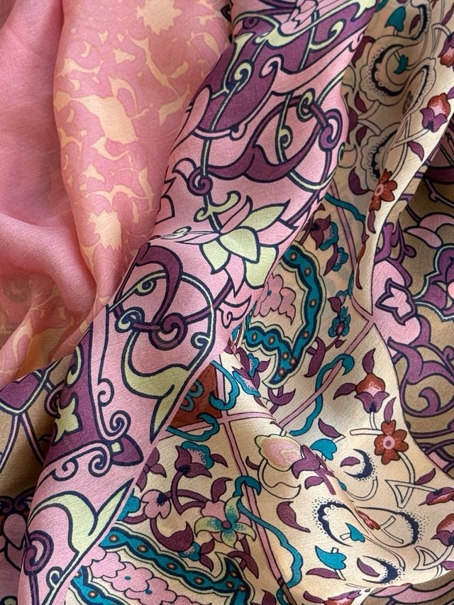 Pañuelo de seda natural